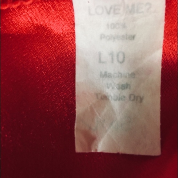 Do You Love Me? Red gown. Sz 10. - Picture 8 of 8